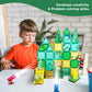 Magnetic Tiles For Kids Ages 4-8 Educational Toys Magnet Building Blocks 54 Set Montessori Cubes For Boys Girls Gift Birthday Pr