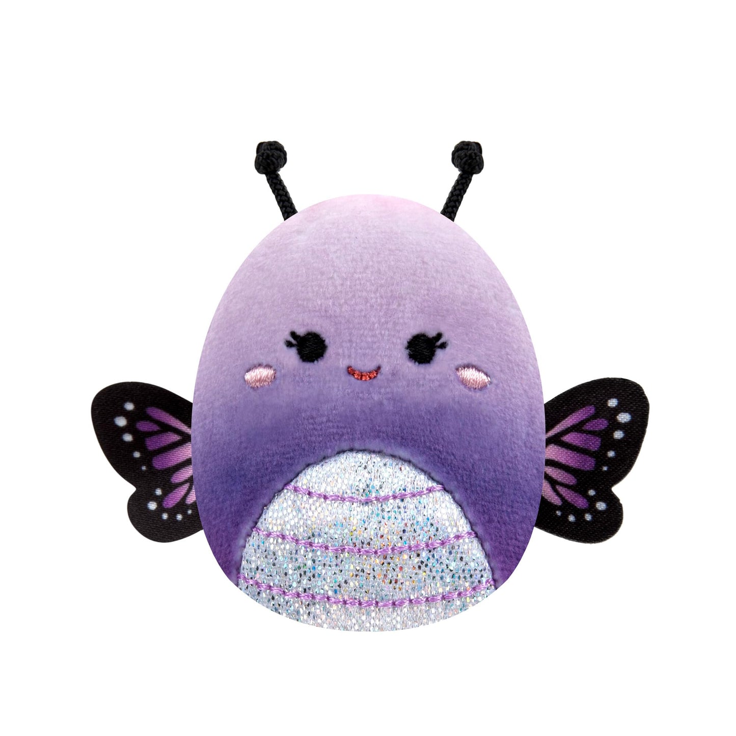 Squishville Purple Pals Squad Plush - 6 Mini 2-Inch Squishmallows - Bashira, Mollie, Carlota, Patrick, Rida, Jazzy - Soft Polyester Toys