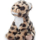 The Petting Zoo Cheetah Plush Toy - 6" Brown Stuffed Animal, Recycled Materials, Model 421012, Perfect Gift for Kids