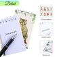 Clabby 24 pcs Woodland Creatures Mini Notepads, Forest Animal Party Favors Spiral Tiny Notebooks Bulk Teacher Classroom Reward P