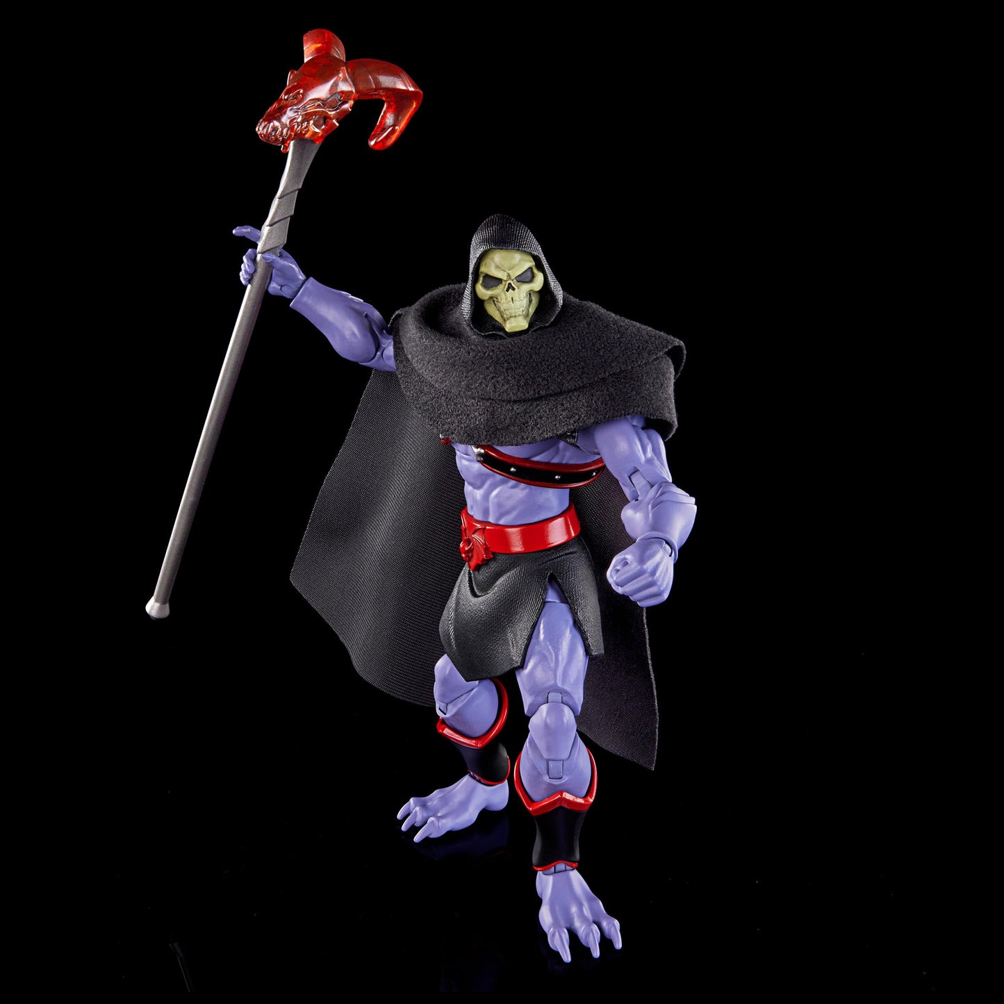 Masters Of The Universe Masterverse Action Figure Horde Skeletor, Collectible With 30 Articulations, Soft Goods Cape, Swap Hands