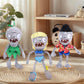 Dyharnsty 3Pcs Plants Vs Zombies Plush Toys Zombie Sets,Pvz Stuffed Figure Doll For Children, Great Gifts For Kids And Fans