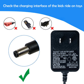 12V Charger for Kids Ride On Car,12 Volt Battery Charger for Best Choice Products SUV Car a Variety of Electric Baby Carriage Ri