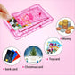 Skylety 5 Pcs Money Puzzle Box Gift Card Box Plastic Puzzle Card Holder Fun Maze Intellectual Pinball Machine Game for Teens and mature-themeds Birthday Party Favors(Pink)