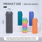 EXQDYNM 2PCS Spiky Grippie Fidget Keychain - Small Multi-Color Plastic Sensory Toy for Pain Relief & Anxiety Relief
