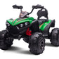 OTTARO Ride on ATV 2 Seater, 12V 4 Wheeler Electric Quad for Kids 3-8 w/ 17 Length Seat, LED Lights, 2 Speeds, Soft Braking, Rea