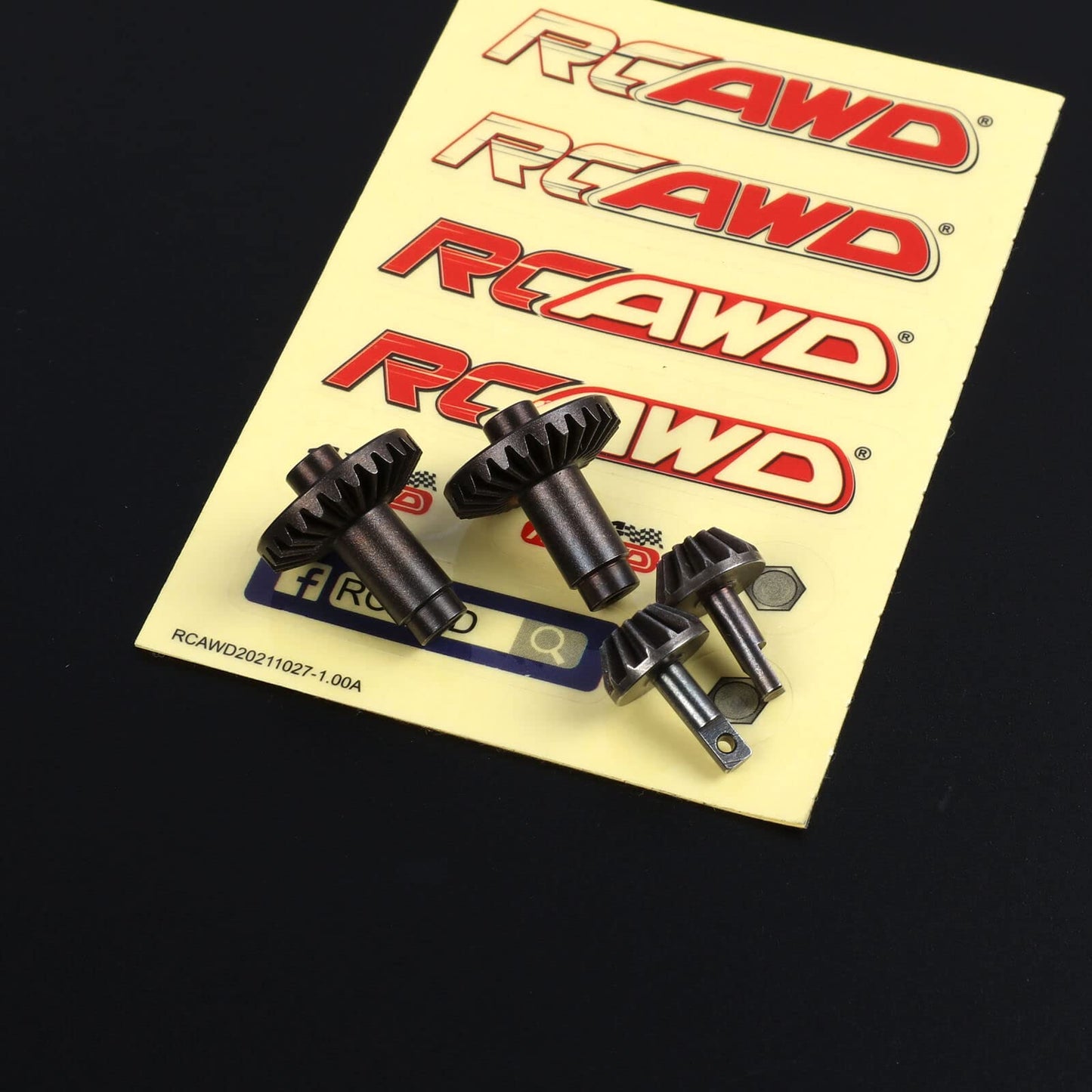 RCAWD CR18P Portal Axles Differential Gears for Hobby Plus 1/18 CR18P Rock Van & Trail Hunter Diff Gear Upgrade Parts