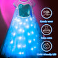 Uporpor Princess Dresses For Girls, Light Up Princess Costume Dress Up Clothes For Girls Halloween Costume Christmas Birthday Pa
