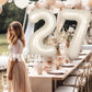 Suwen 40 Inch Large Cream White 27 Balloon Numbers Big Foil Helium Number Balloons 0-9 Jumbo Happy 27Th Mylar Birthday Party Dec