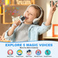 Mini Karaoke Machine For Kids Adults, Fun Portable Bluetooth Speaker With 2 Wireless Microphones, Stereo Sound Enhanced, Rich Ba