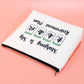 Jxgzso Novelty Mahjong Cosmetic Bag Mahjong Lover Gift Mahjong Is My Retirement Plan Board Game Zipper Purse Gift Lucky Mahjong