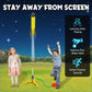 Foam Rocket Launcher For Kids - Includes 3 Foam Rockets And Stand - Outdoor Toy For Boys & Girls - Great For Park, Yard, And Bea