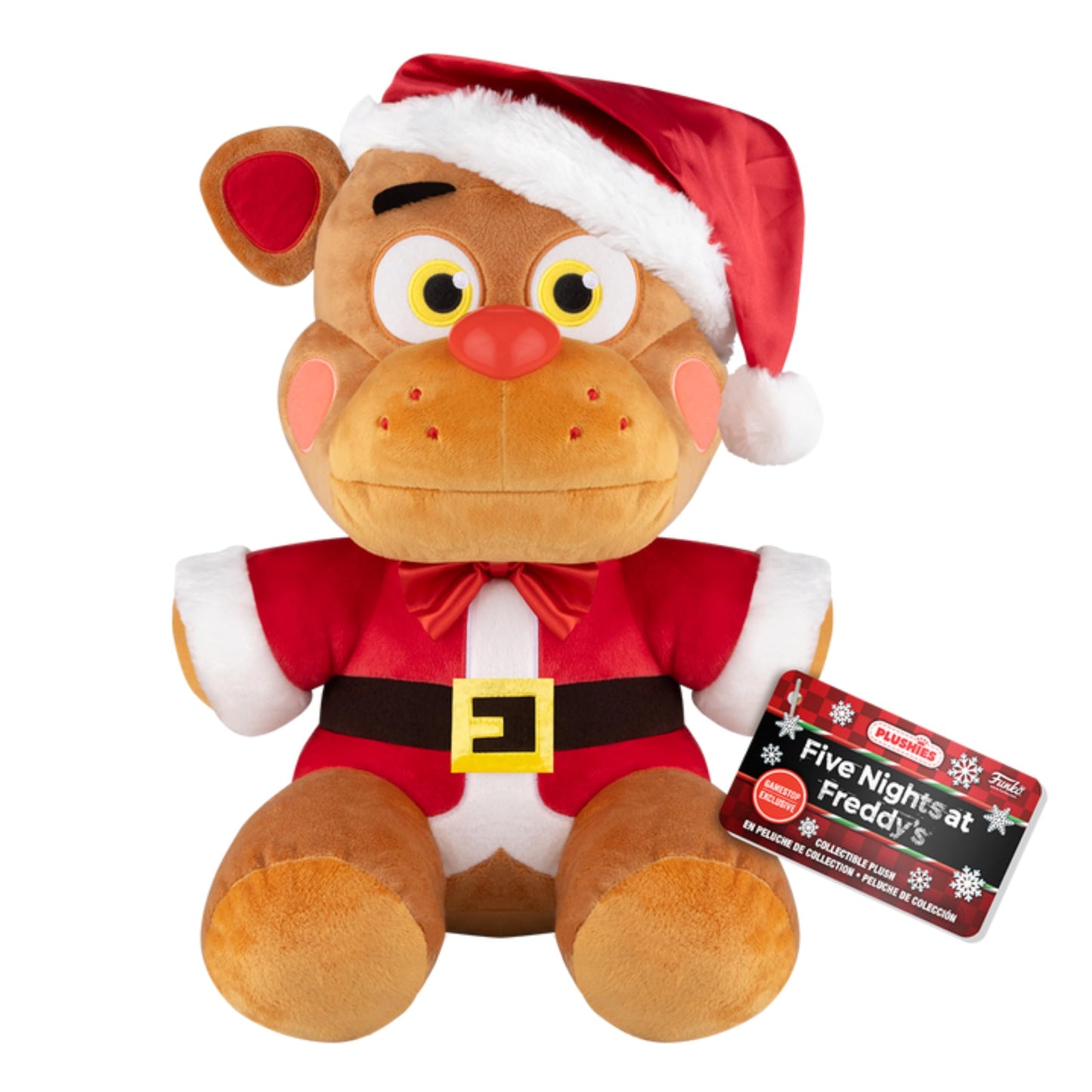 Funko Plush Santa Freddy Mega 16in - Five Nights at Freddy's, GameStop Exclusive, Polyester Material, Model FUN66590