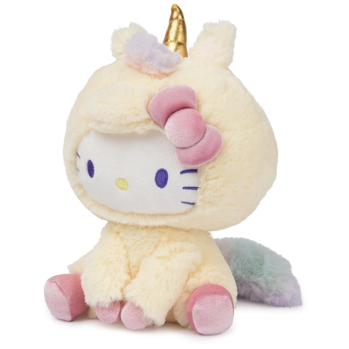 GUND Hello Kitty Unicorn Plush Toy, 6" Yellow Stuffed Animal for Ages 1+, Model 6067144