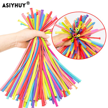 Pastel 260Q Long Balloons 100 Pack Twisting Animal Balloons Assorted Color Thick Latex Modeling Long Magic Balloons For Animal S