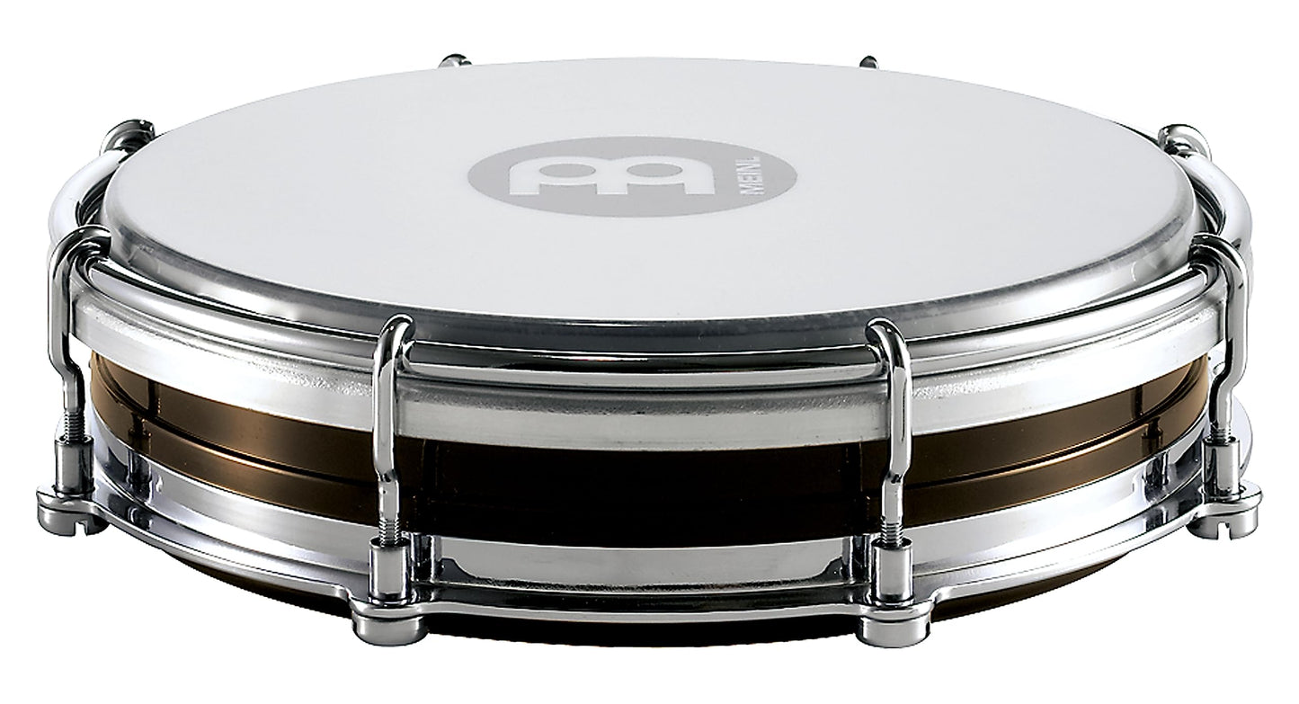 Meinl Percussion Tamborim With Floatune Tuning System-Not Made In China-Black Abs Plastic Body & Synthetic Head, 2-Year Warranty