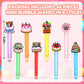 48 Pieces Mini Birthday Bubbles Wands Cake Bubbles Wands Birthday Party Favors Toys Birthday Party Decorations for Kids Adults G