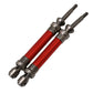 BQLZR 2pcs Red RC1:10 Alloy Rear Driveshafts SLA031R Replacement for Traxxas Replacement for Slash 2WD