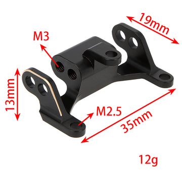 MEUS RACING UTB18 Brass Rear Link Mount 11g for AXIAL UTB18 Capra Trail Buggy #AXI212012 Upgrade Parts Black