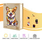 Jigfoxy Wooden Puzzles for mature-themeds  Clever Corgi Wood Puzzles mature-themed  Unique Animal Shape Wooden Jigsaw Puzzles  Birthday Gifts for Puzzles Lovers Family Friend (L-13.3 * 8.8in-220pcs)