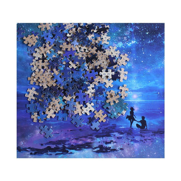 Ingooood Jigsaw Puzzles 1000 Pieces- Imagination Series Fantasy Romantic Star Sea Puzzle