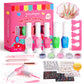 Kids Nail Polish Kit for Girls Gifts- Nails Makeup Toy Set for Kids Christmas Birthday Thanksgiving Gift for 7 8 9 10 11 12 Year