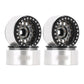 INJORA 1.9'' Beadlock Wheel Rim - 153g Super Heavy Brass & Aluminum Deep Dish Wheel for 1/10 RC Crawler SCX10 TRX4 VS4-10 Gen8 (