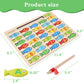 Magnetic Wooden Fishing Game Toy for Toddlers  Alphabet Fish Catching Counting Games Puzzle with Numbers and Letters  Preschool Learning ABC Math Educational Toys 3 4 5 Years Old Girl Boy Kids