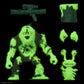 Super7 Ultimates! Teenage Mutant Ninja Turtles Muckman And Joe Eyeball (Glow In The Dark) - 7' Tmnt Action Figure With Accessories Classic Cartoon Collectibles And Retro Toys