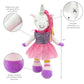 Playtime By Eimmie Unicorn Soft Baby Doll, 14 Inch - Plush Rag Doll With Embroidered Features For Girls (Ages 4 And Up), Educational Stuffed Animal For Imaginative Play & Development