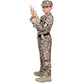Spooktacular Creations Boys Army Costume, Military Costume For Kids, Desert Camo Soldier Outfit Set With Toy Accessories For Toddler Halloween Dress Up Themed Party (Small, 5-7 Yrs)