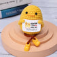 Artlunar Gifts For Sister Funny Long Legged Positive Duck Emotional Support Crochet Gifts With Sister I Love You Inspirational C