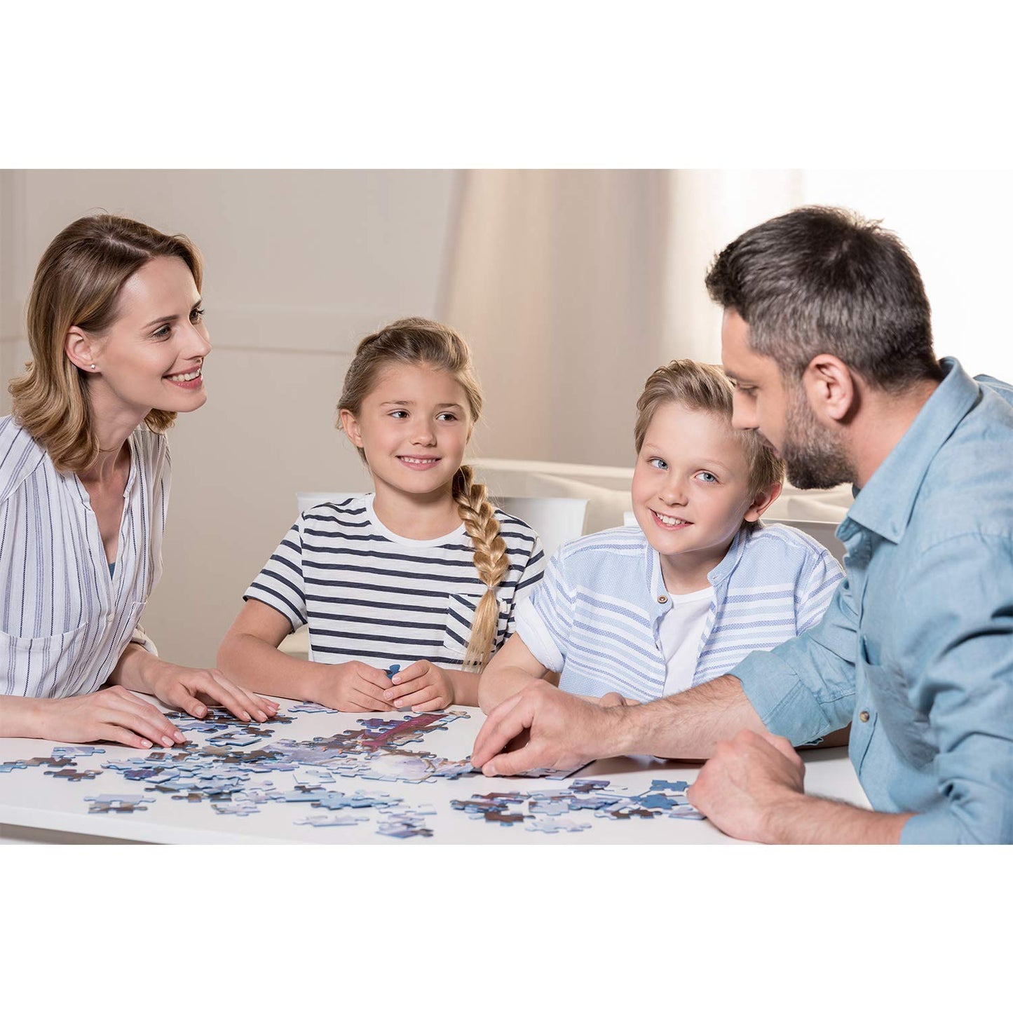 Yundu 1000 Piece Jigsaw Puzzle for Adults - Stunning Moraine Lake Design, Perfect for Family Fun and Brain Exercise