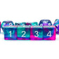 Haxtec 11 Piece DND Dice Set Extra D6 D20 Purple Blue Polyhedral D&D 5e Dice for Roleplaying Dice Games Compatible with Dungeons