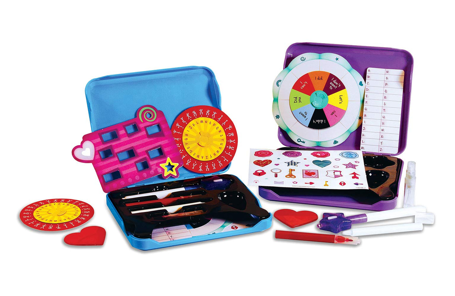 SMARTLAB Secret Message Lab - 25 Science Activities, Purple, Standard Size, Model SL11901, Plastic