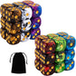 36 Pieces 16mm Marble D6 Dice 6 Sided Dice Set Round Corner Board Game Dice for MTG DND Tenzi Farkle Yahtzee Bunco or Math Learn