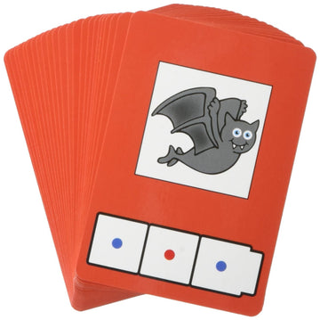 Didax Educational Resources C-V-C Word Building Cards, Multicolored, 0.5 H X 3.0 L X 4.0 W, (2-819), Medium