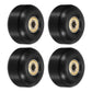 PATIKIL 52mm Skateboard Wheels with Bearings, 4 Pack Street Wheels for Skateboards Cruiser Wheel Replacement 95A, Black Golden