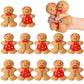 Meooeck 12 Pcs Christmas Stress Relief Toy Gingerbread Man Xmas Stress Balls for mature-themed Christmas Party Favors Gingerbread Toys for Xmas Party Classroom Goodie Bag Fillers Stocking Stuffer Gifts