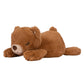 Russ Brown Sleeping Plush - 14-Inch Weighted Sleeping Plush Teddy Bear