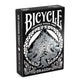 Bicycle Black Dragon Silver Foil Premium Playing Cards, 1 Deck