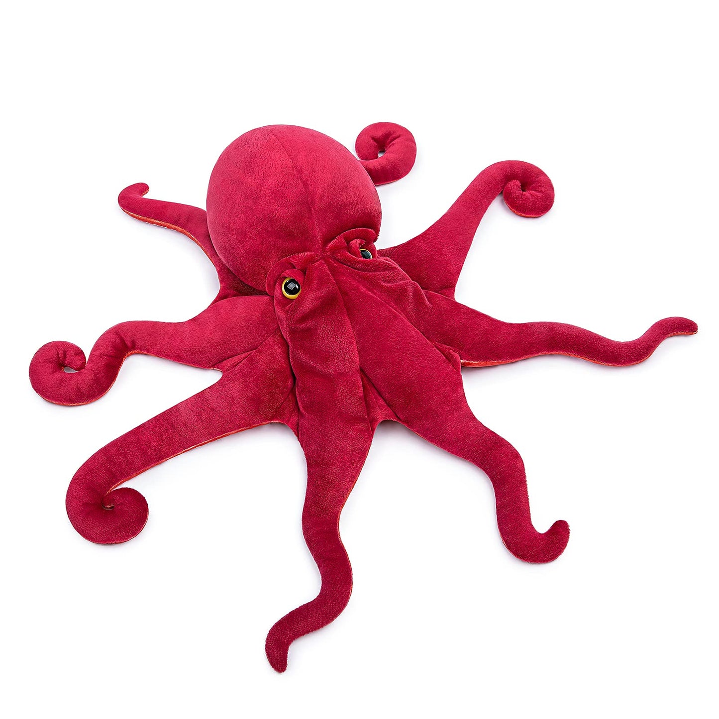 Zhongxin Made Simulation Octopus Plush Toy - Super Large 32Inch Red Soft Real Life Octopus Stuffed Animal Toys, Lifelike Deep Se