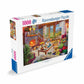 Ravensburger 1000 Piece Cozy Cabin Jigsaw Puzzle - Handcrafted Cardboard, Multi Color, Model 12000293, Made in Germany