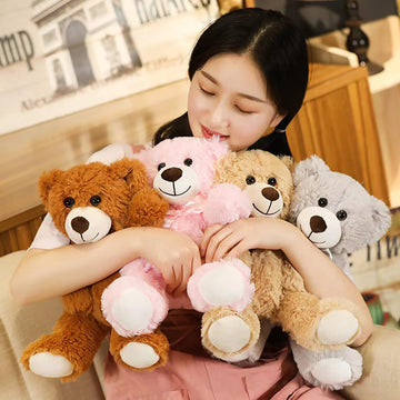 Gjlzfwbx Teddy Bear Plush Toy, 13.5 Inch Teddy Bear Stuffed Animal Christmas Birthday Valentine'S Day Gifts For Kids Girl Friend