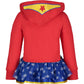 Warner Bros. Justice League Wonder Woman Little Girls Zip Up Costume Hoodie Red 7-8