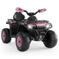 GarveeLife Power Wheels, GarveeLife 12V Electric Ride on Toys for Kids with Remote Control, Kid ATV with LED & Bluetooth, Dual 4