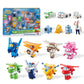 Super Wings Toys, Transformer Toys 2 Inch, Airplane Toy For Kids 3-5 Years Old, 15 Packs Transforming Jet Playset, Real Mobile Wheels, Birthday Party Supplies For Preschool Boys And Girls
