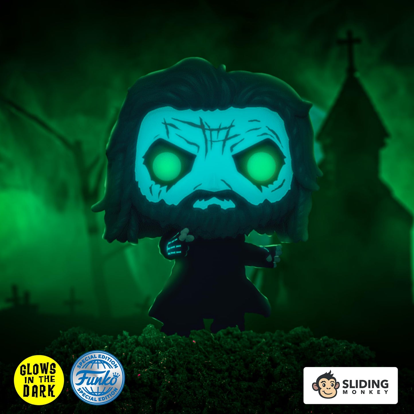 Funko Pop! Rock: Rob Zombie Special Edition Glow In The Dark Exclusive Figure #337