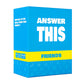 The World Game Answer This Card Game - Fun Family & Friends Party Game - Paper - ATF-2502-EN3 - Friends Color