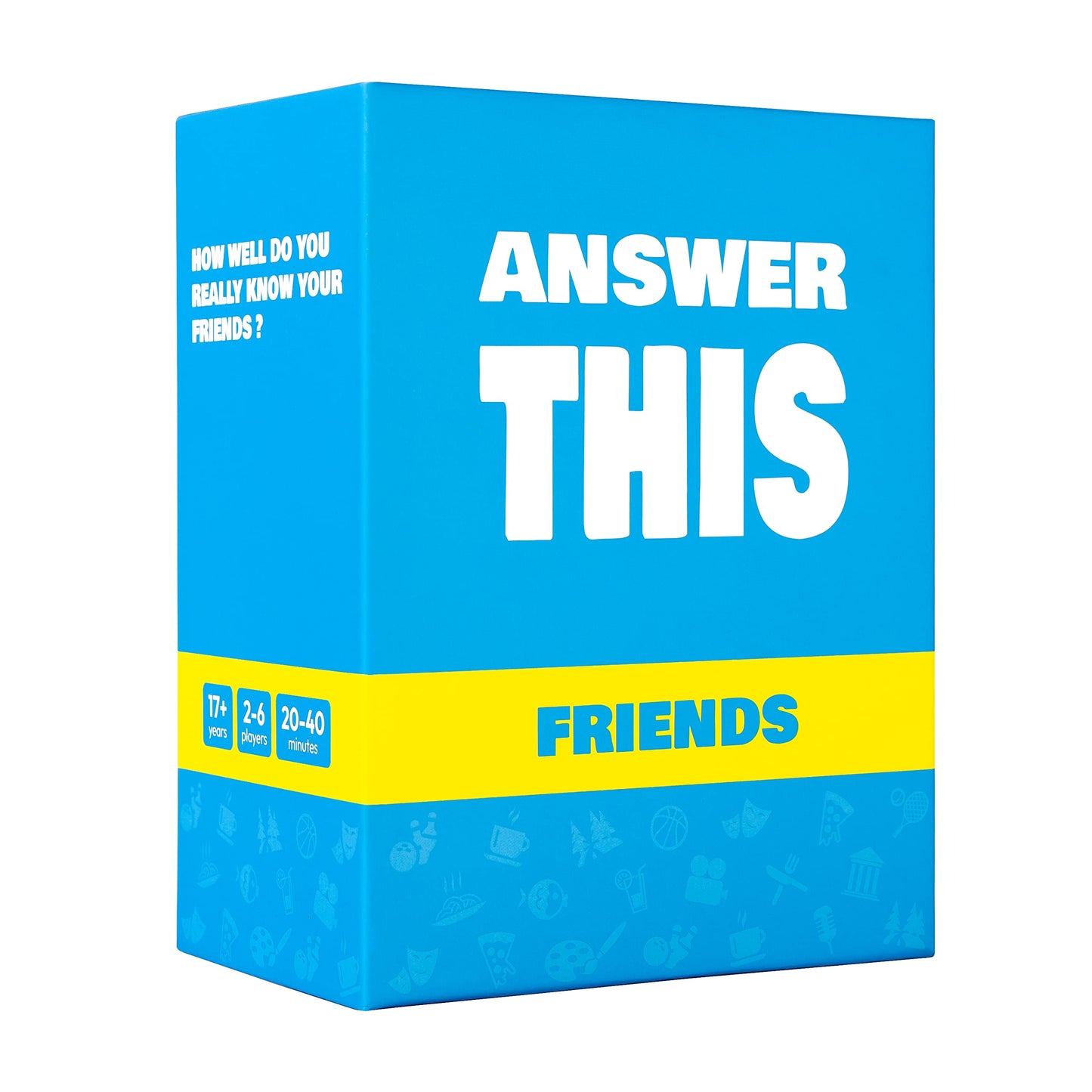 The World Game Answer This Card Game - Fun Family & Friends Party Game - Paper - ATF-2502-EN3 - Friends Color